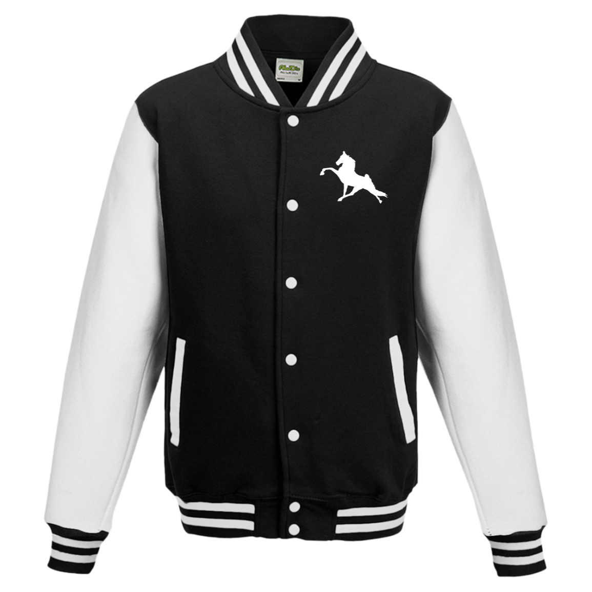 TWH PERFORMANCE (WHITE) JHA043 AWDis Mens Letterman Jacket