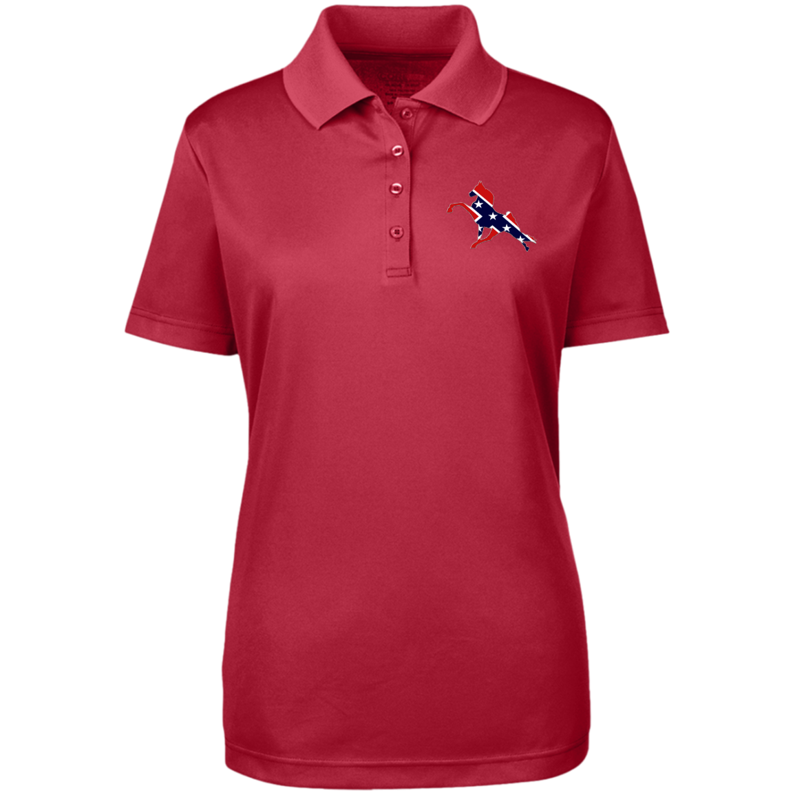 REBEL ON THE RAIL TWH PERFORMANCE 78181 Core 365 Womens Origin Pique Polo