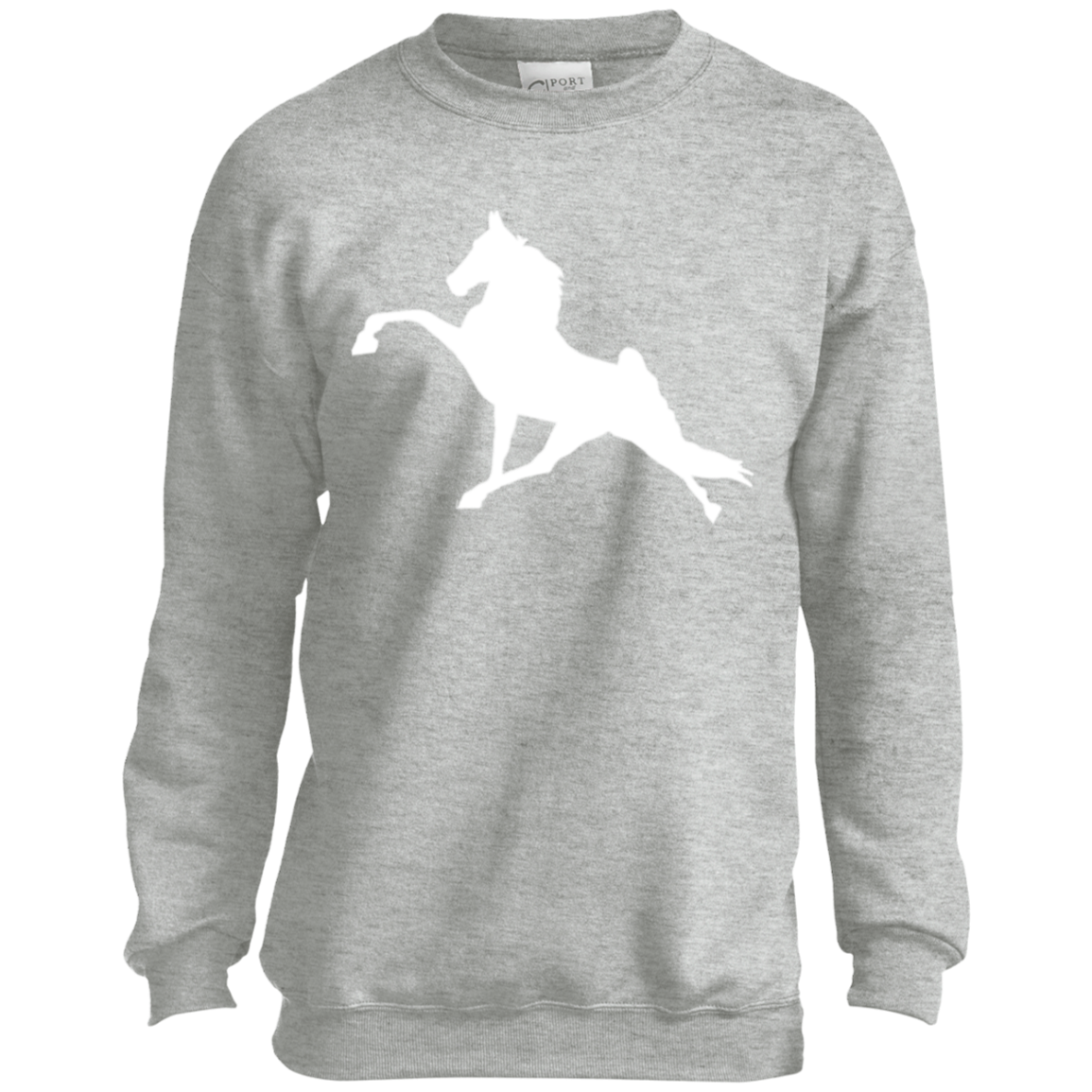 TWH PERFORMANCE (WHITE) CLOSEOUT - PC90Y Youth Crewneck Sweatshirt