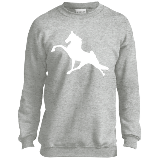 TWH PERFORMANCE (WHITE) CLOSEOUT - PC90Y Youth Crewneck Sweatshirt