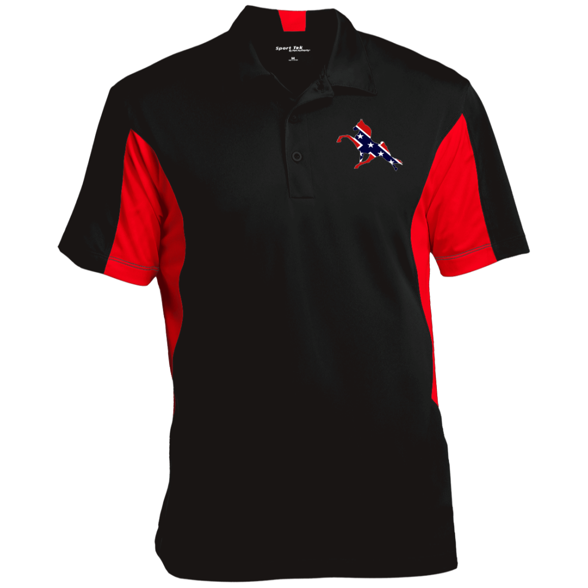 REBEL ON THE RAIL TWH PERFORMANCE CLOSEOUT - ST655 Men's Colorblock Performance Polo