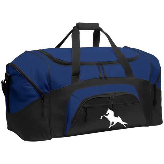 TWH PERFORMANCE (WHITE) CLOSEOUT - BG99 Colorblock Sport Duffel