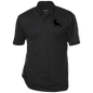 TWH PERFORMANCE (BLACK) CLOSEOUT - ST695 Performance Textured Three-Button Polo