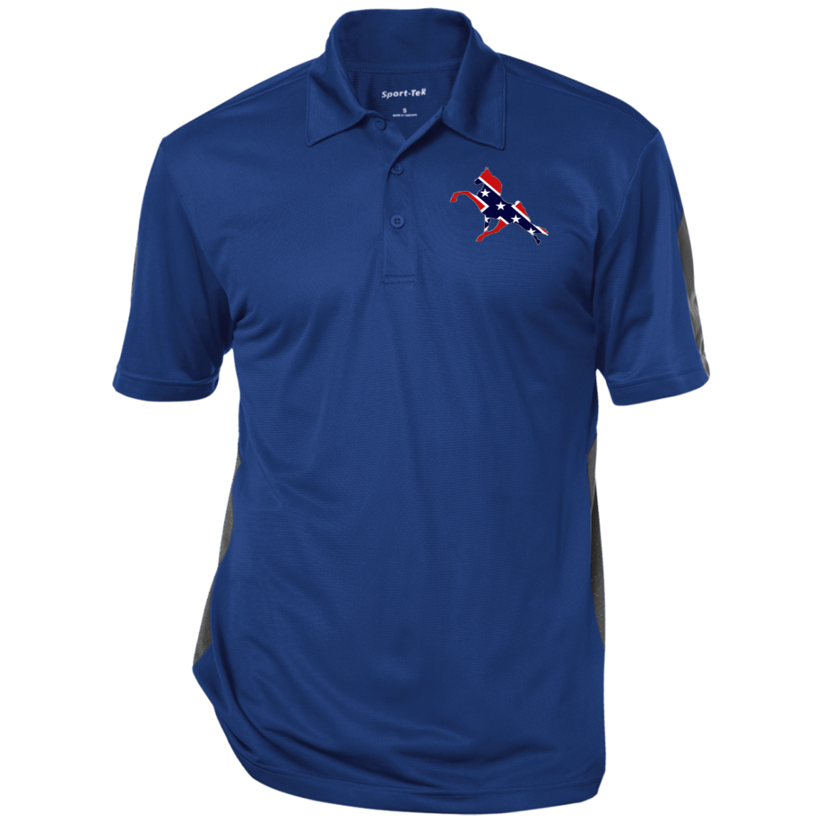 REBEL ON THE RAIL TWH PERFORMANCE CLOSEOUT - ST695 Performance Textured Three-Button Polo