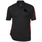 TWH PERFORMANCE (BLACK) CLOSEOUT - ST695 Performance Textured Three-Button Polo