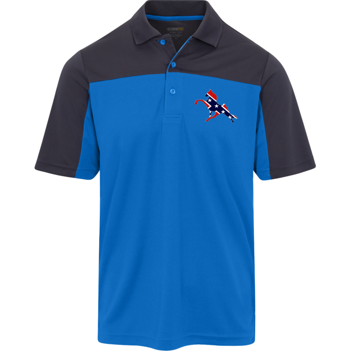 REBEL ON THE RAIL TWH PERFORMANCE CE101 Core 365 Mens Balance Pique Polo