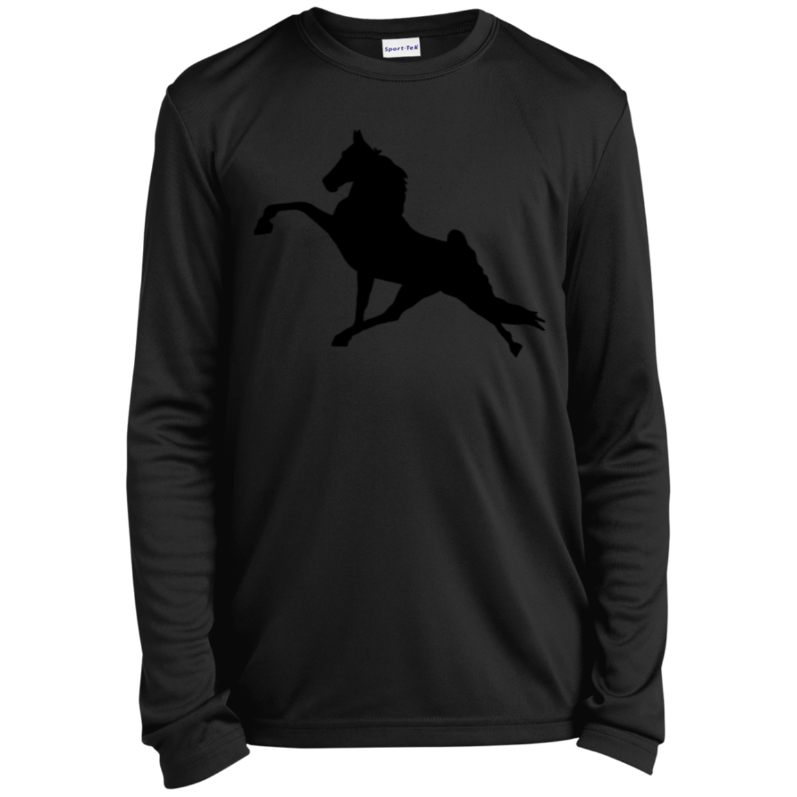 TWH PERFORMANCE (BLACK) CLOSEOUT - YST350LS Youth Long Sleeve Performance Tee