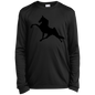 TWH PERFORMANCE (BLACK) CLOSEOUT - YST350LS Youth Long Sleeve Performance Tee