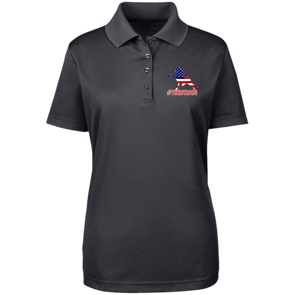 TWH STRONG PERFORMANCE WALK AMERICAN 78181 Core 365 Womens Origin Pique Polo