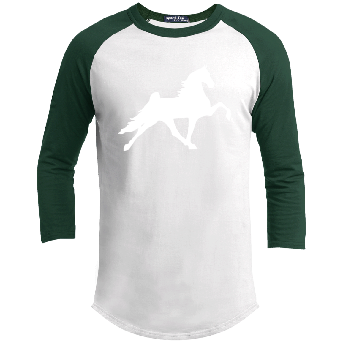 TWH PERFORMANCE STYLE 2 (WHITE) CLOSEOUT - YT200 Youth 3/4 Raglan Sleeve Shirt