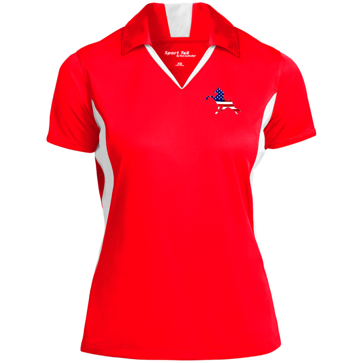 WALK AMERICA TWH PERFORMANCE CLOSEOUT - LST655 Ladies' Colorblock Performance Polo