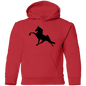 TWH PERFORMANCE (BLACK) G185B Youth Pullover Hoodie