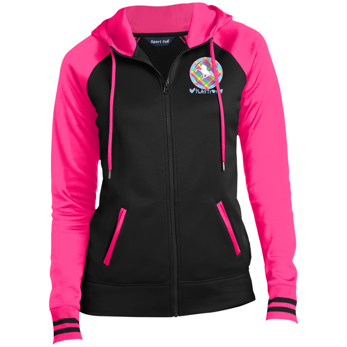 TWH STRONG-PERFORMANCE CLOSEOUT - LST236 Ladies' Sport-Wick® Full-Zip Hooded Jacket