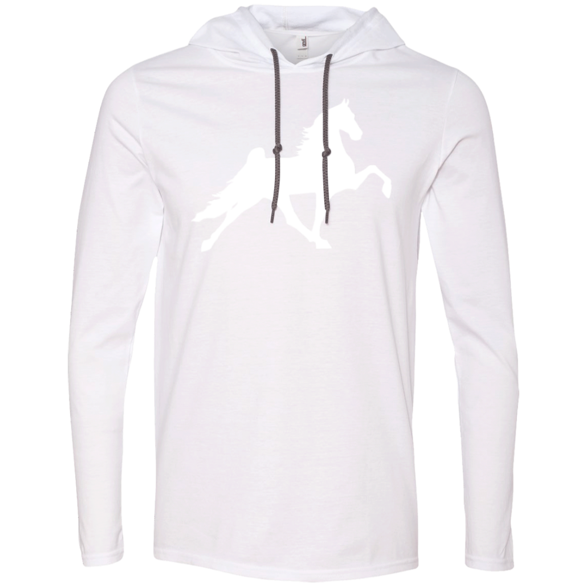 TWH PERFORMANCE STYLE 2 (WHITE) 987 Gildan LS T-Shirt Hoodie