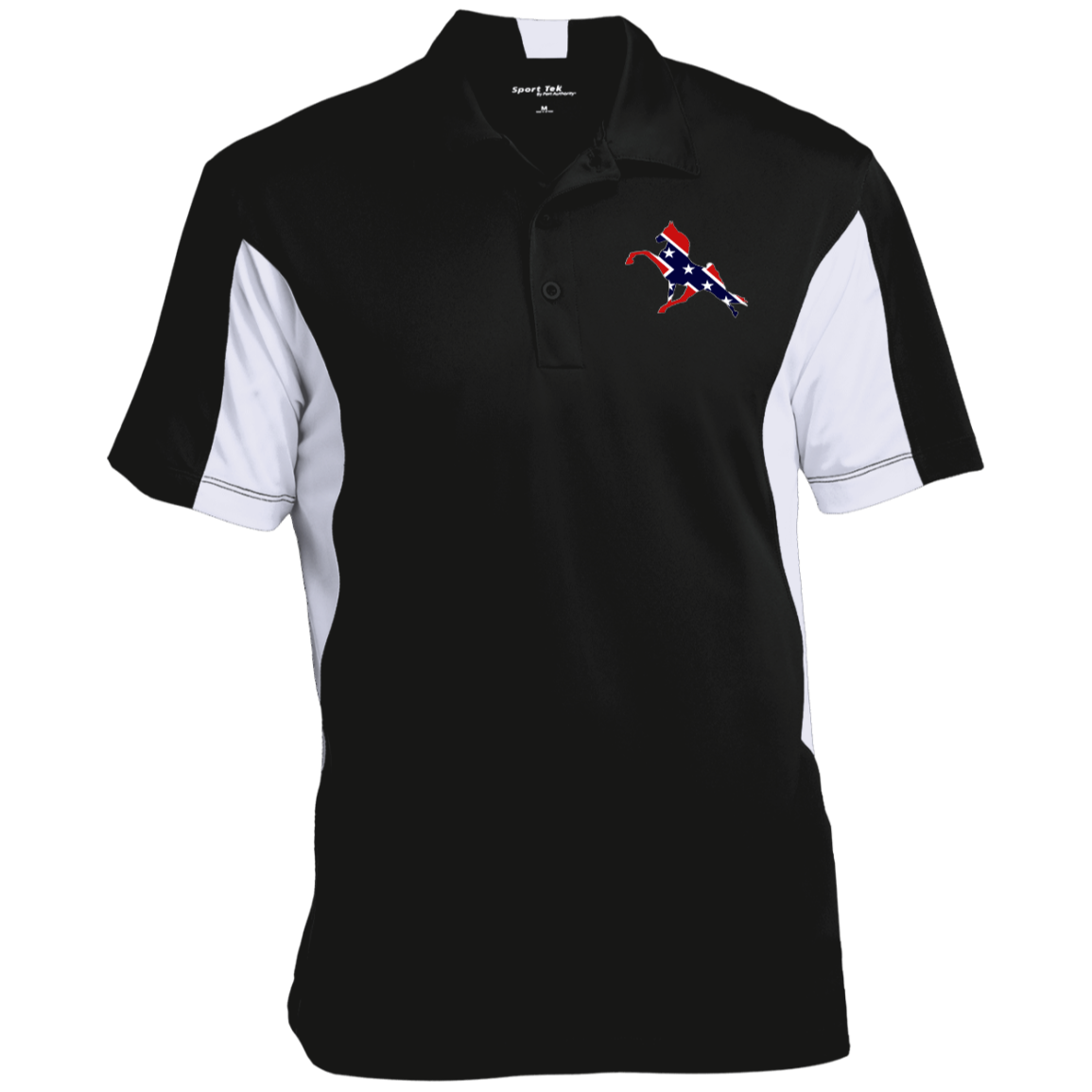 REBEL ON THE RAIL TWH PERFORMANCE CLOSEOUT - ST655 Men's Colorblock Performance Polo