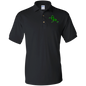 TWH PERFORMANCE GREEN PLAID G880 Jersey Polo Shirt