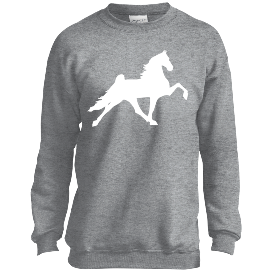 TWH PERFORMANCE STYLE 2 (WHITE) CLOSEOUT - PC90Y Youth Crewneck Sweatshirt