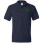 TWH PERFORMANCE GREEN PLAID G880 Jersey Polo Shirt