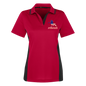 TWH STRONG PERFORMANCE WALK AMERICAN M386W Harriton Womens Colorblock Polo