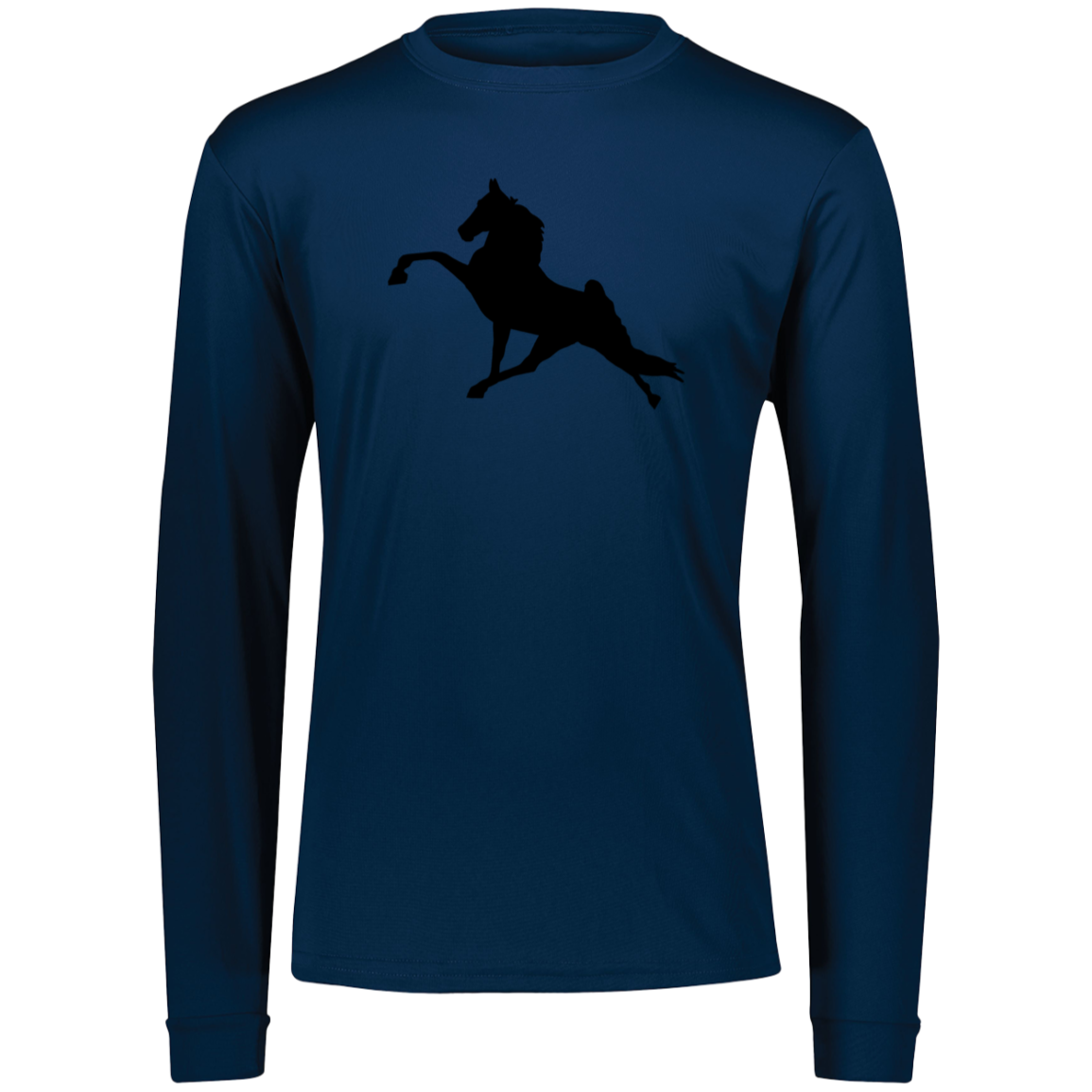 TWH PERFORMANCE (BLACK) CLOSEOUT - 789 Youth Moisture-Wicking Long-Sleeve Tee