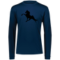 TWH PERFORMANCE (BLACK) CLOSEOUT - 789 Youth Moisture-Wicking Long-Sleeve Tee