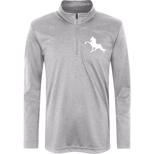 TWH PERFORMANCE (WHITE) TT31HY Team 365 Kids Heather Quarter Zip