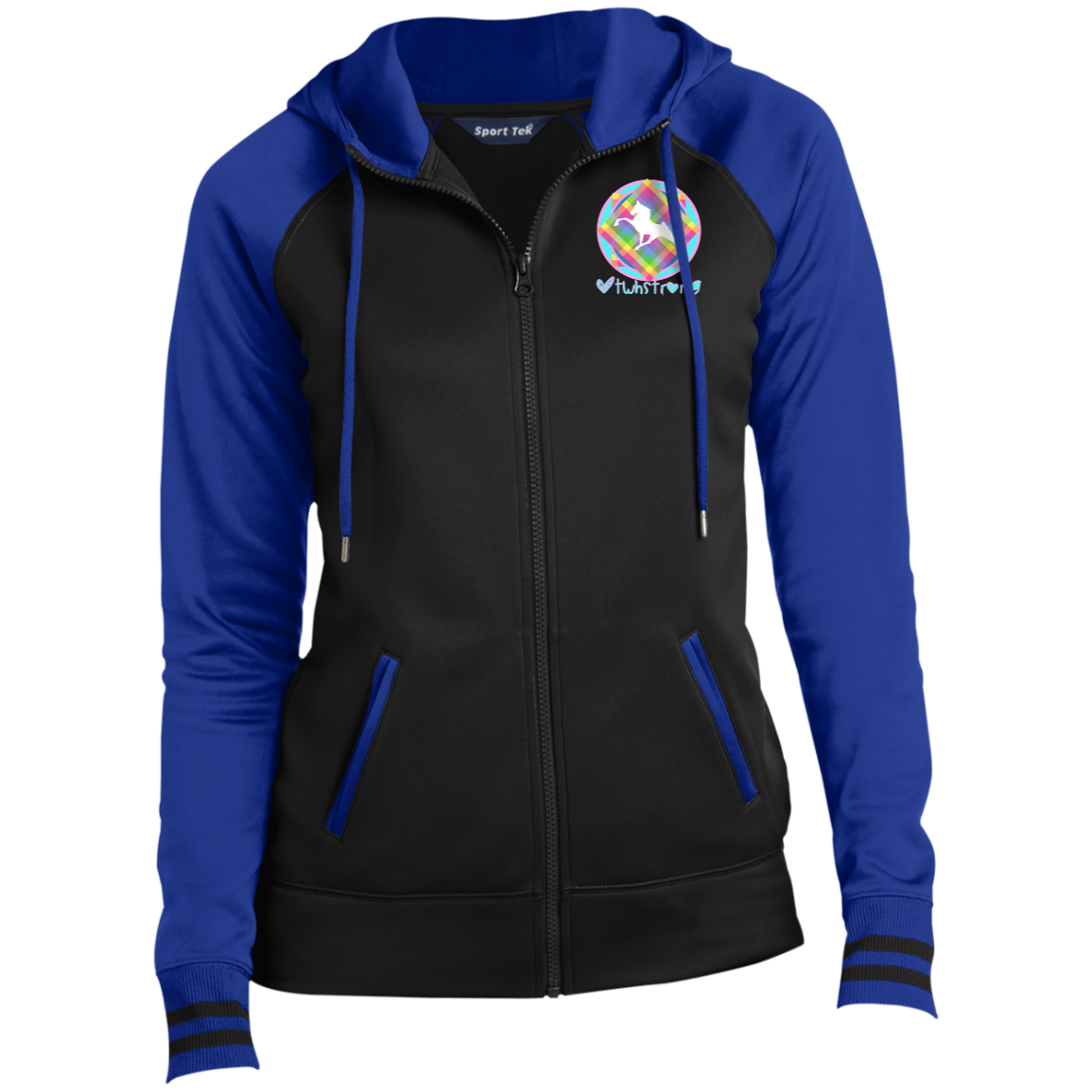 TWH STRONG-PERFORMANCE CLOSEOUT - LST236 Ladies' Sport-Wick® Full-Zip Hooded Jacket