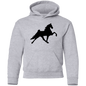 TWH PERFORMANCE STYLE 2 (BLACK) G185B Youth Pullover Hoodie