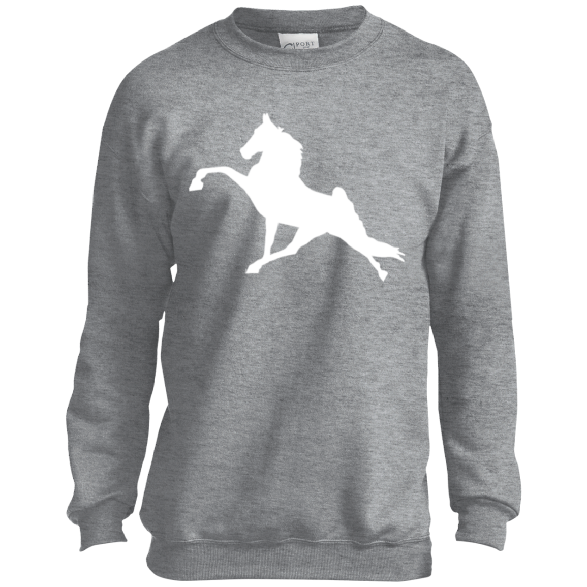 TWH PERFORMANCE (WHITE) CLOSEOUT - PC90Y Youth Crewneck Sweatshirt