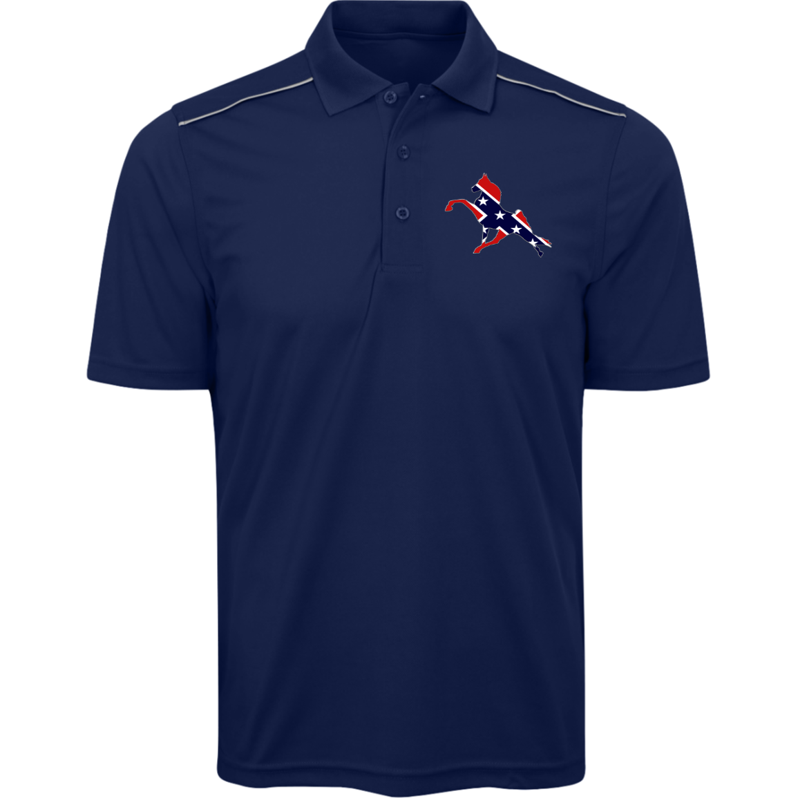 REBEL ON THE RAIL TWH PERFORMANCE 88181R Core 365 Mens Radiant Pique Polo