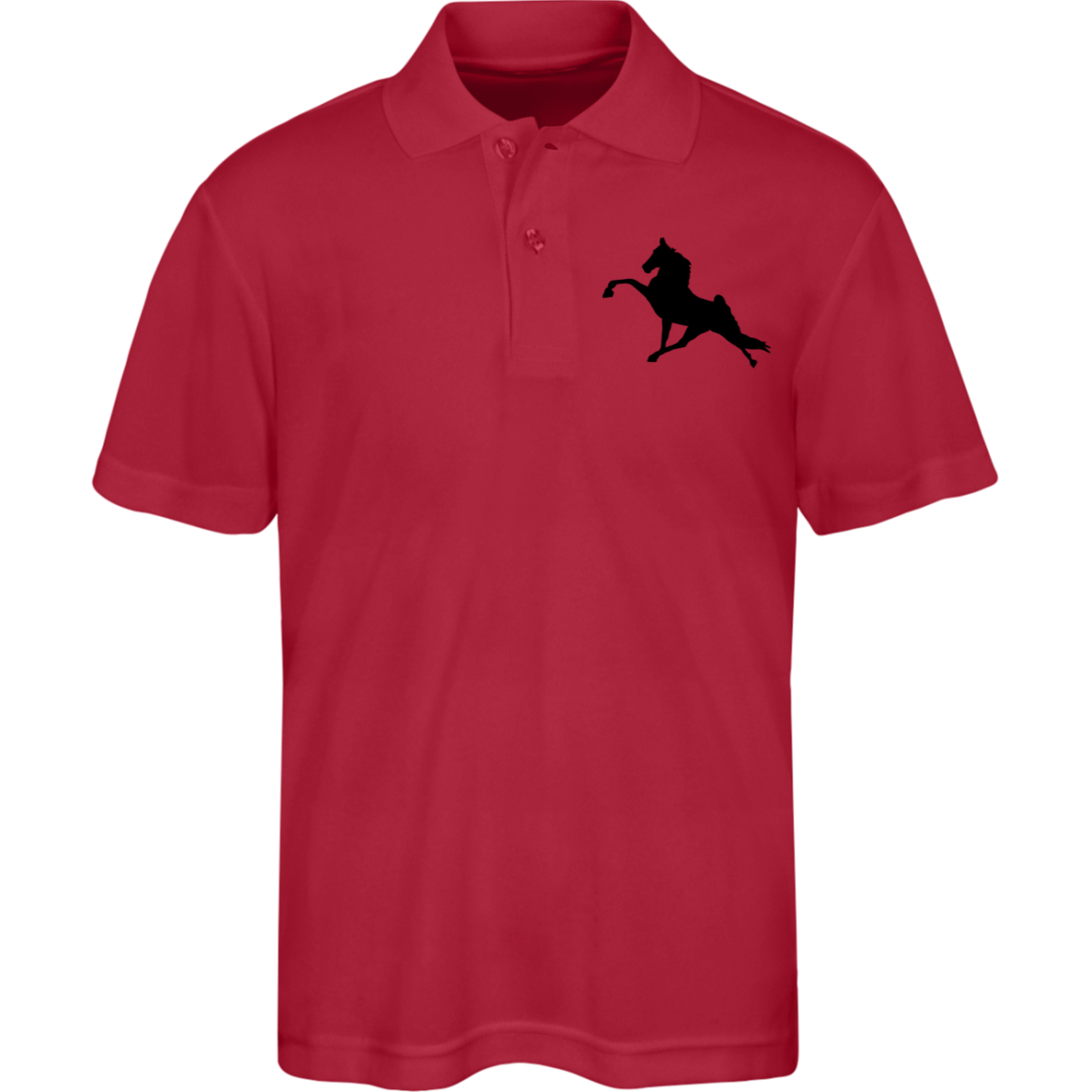 TWH PERFORMANCE (BLACK) 88181Y Core 365 Kids Origin Pique Polo