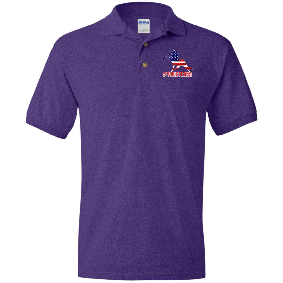 TWH STRONG PERFORMANCE WALK AMERICAN G880 Jersey Polo Shirt