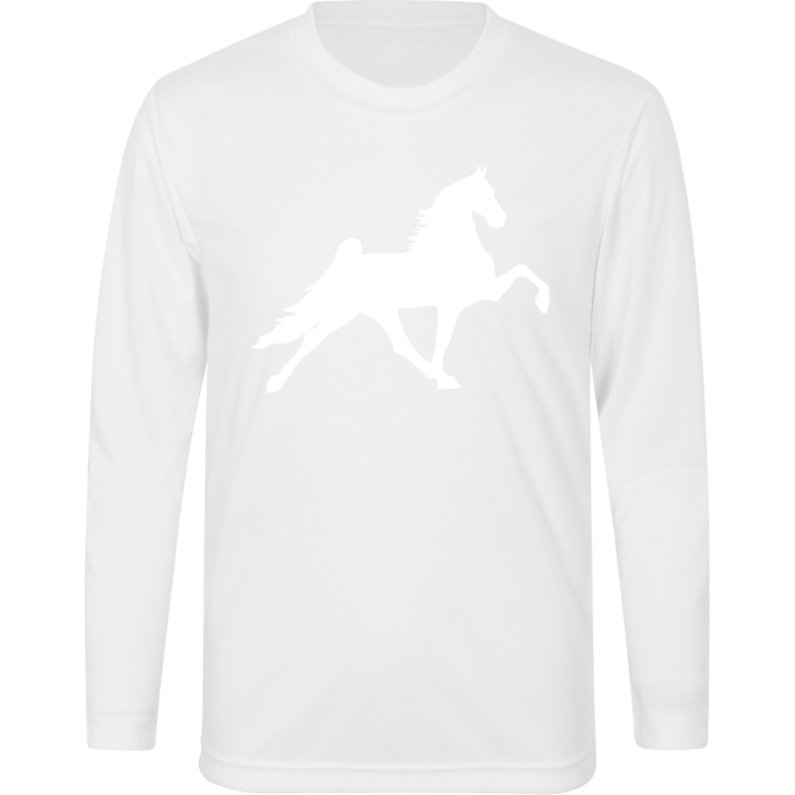 TWH PERFORMANCE STYLE 2 (WHITE) TT11YL Team 365 Kids Zone Long Sleeve Tee