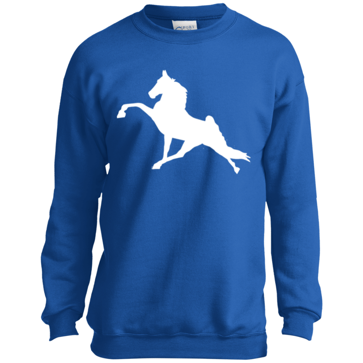 TWH PERFORMANCE (WHITE) CLOSEOUT - PC90Y Youth Crewneck Sweatshirt