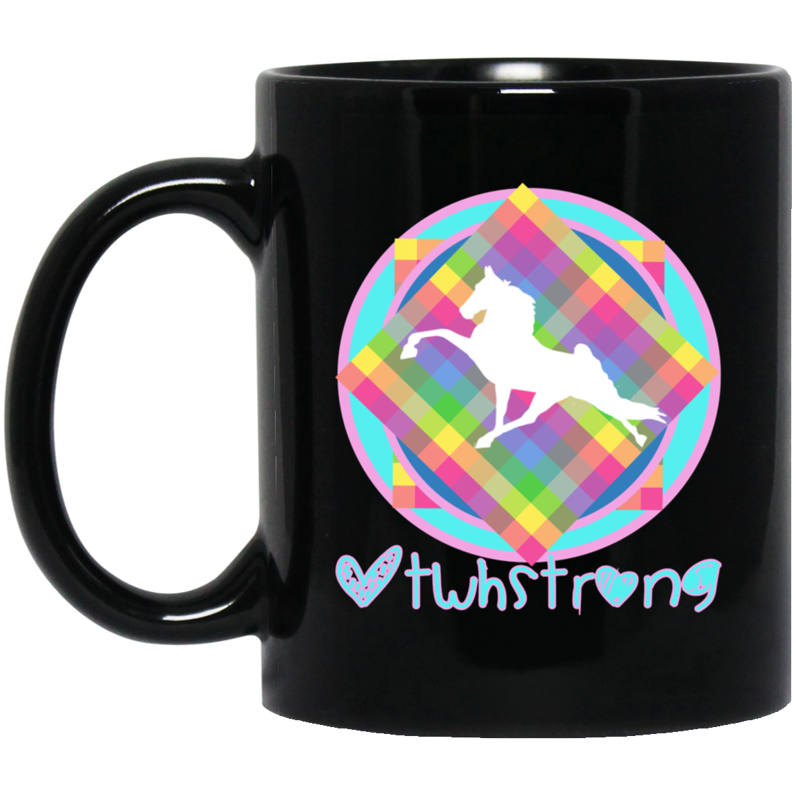 TWH STRONG-PERFORMANCE BM11OZ 11oz Black Mug