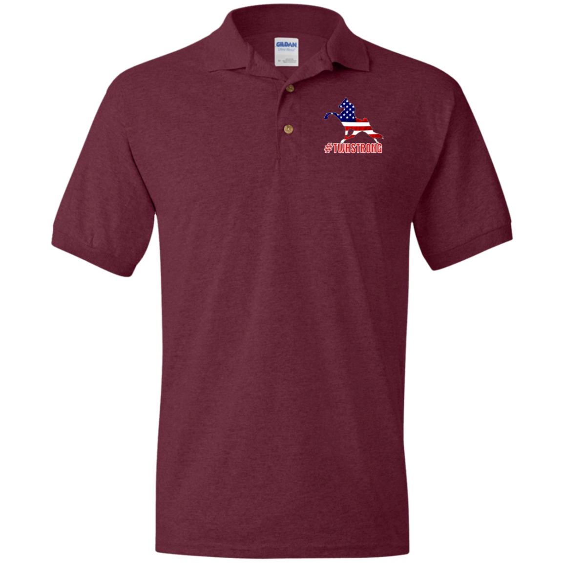 TWH STRONG PERFORMANCE WALK AMERICAN G880 Jersey Polo Shirt