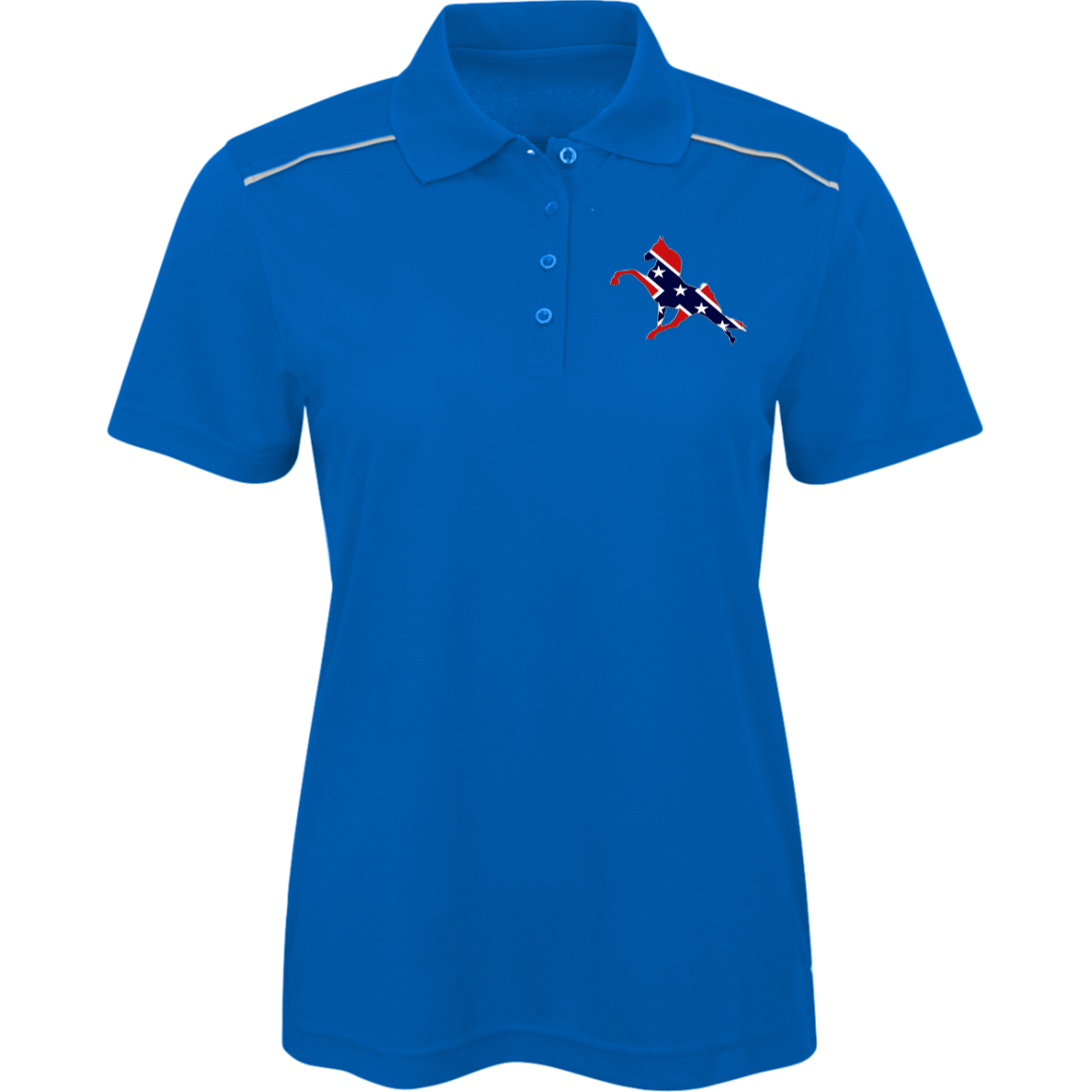 REBEL ON THE RAIL TWH PERFORMANCE 78181R Core 365 Womens Radiant Pique Polo