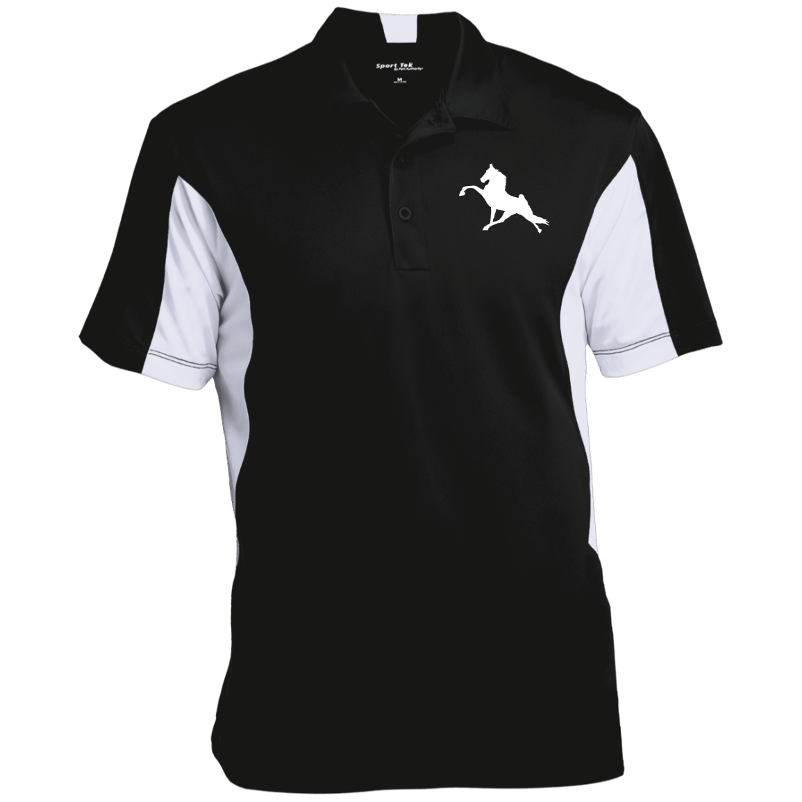 TWH PERFORMANCE (WHITE) CLOSEOUT - ST655 Men's Colorblock Performance Polo