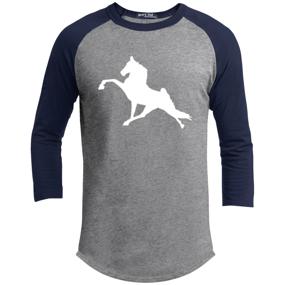 TWH PERFORMANCE (WHITE) CLOSEOUT - YT200 Youth 3/4 Raglan Sleeve Shirt