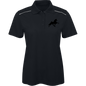 TWH PERFORMANCE STYLE 2 (BLACK) 78181R Core 365 Womens Radiant Pique Polo