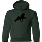 TWH PERFORMANCE STYLE 2 (BLACK) G185B Youth Pullover Hoodie