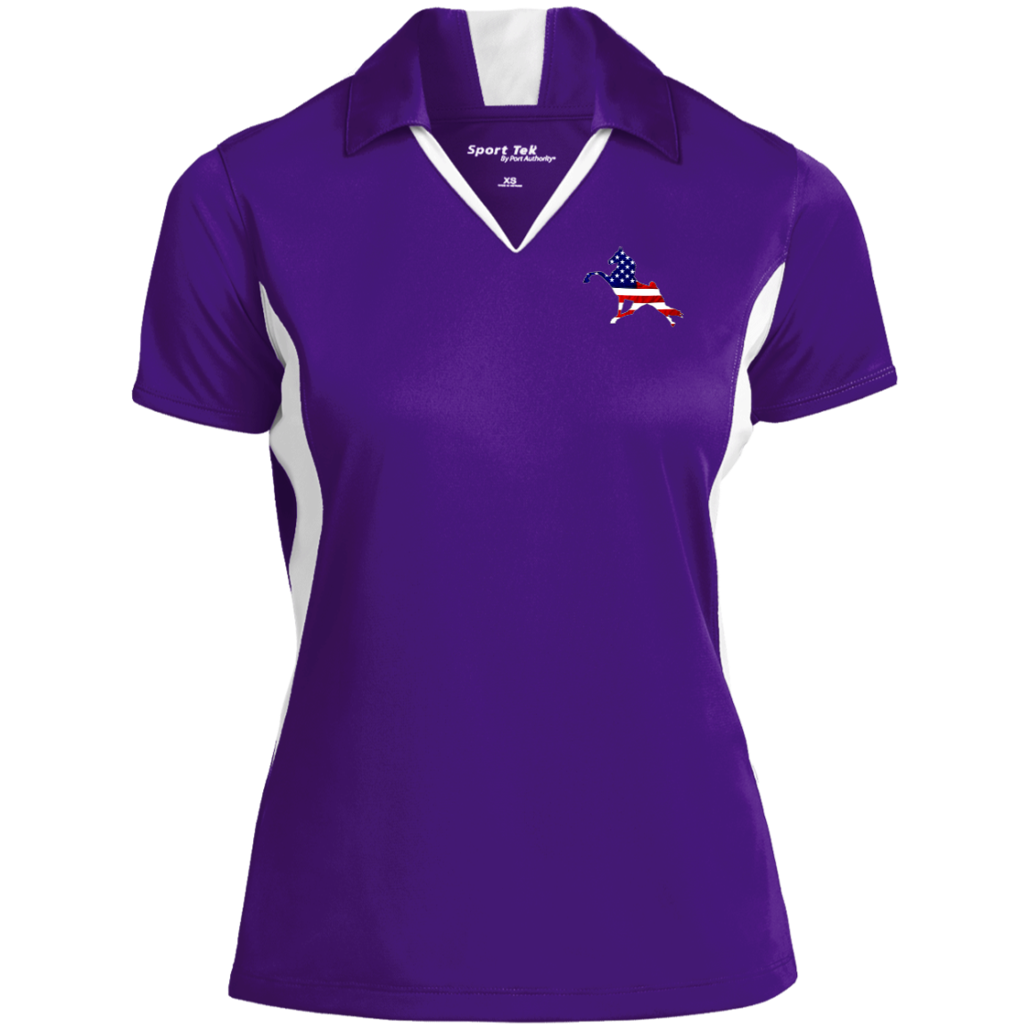 WALK AMERICA TWH PERFORMANCE CLOSEOUT - LST655 Ladies' Colorblock Performance Polo