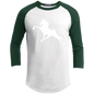 TWH PERFORMANCE (WHITE) CLOSEOUT - YT200 Youth 3/4 Raglan Sleeve Shirt