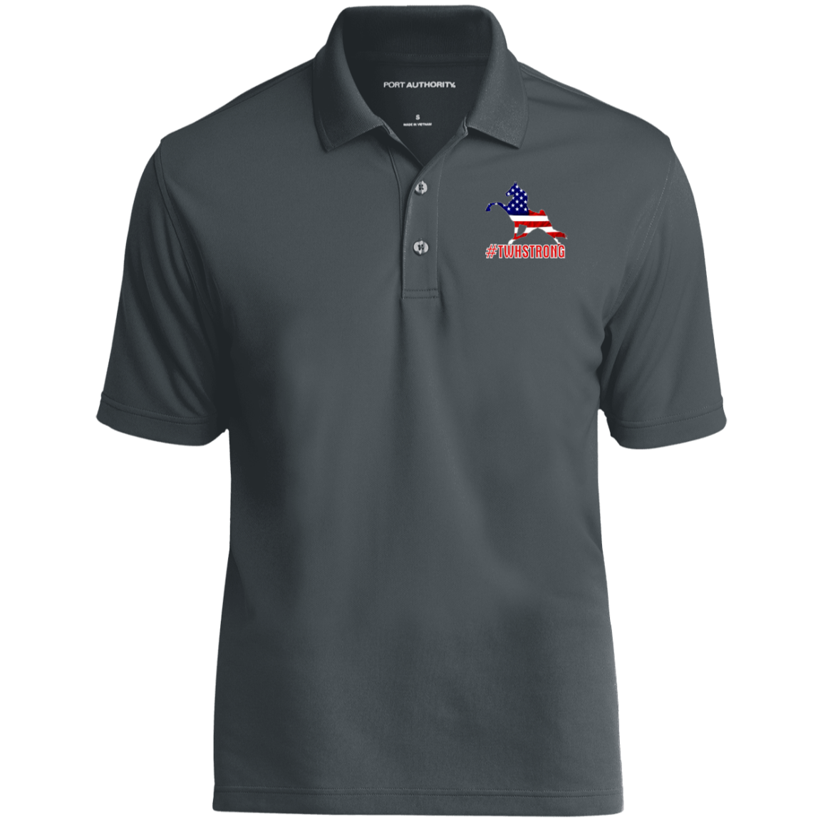 TWH STRONG PERFORMANCE WALK AMERICAN CLOSEOUT - K110 Dry Zone UV Micro-Mesh Polo