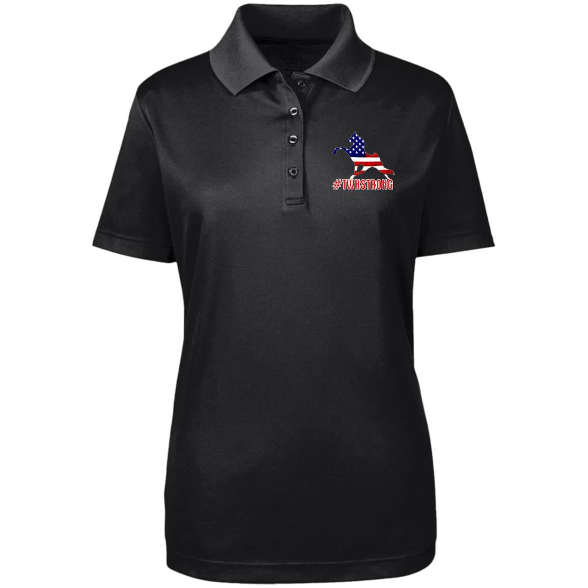 TWH STRONG PERFORMANCE WALK AMERICAN 78181 Core 365 Womens Origin Pique Polo