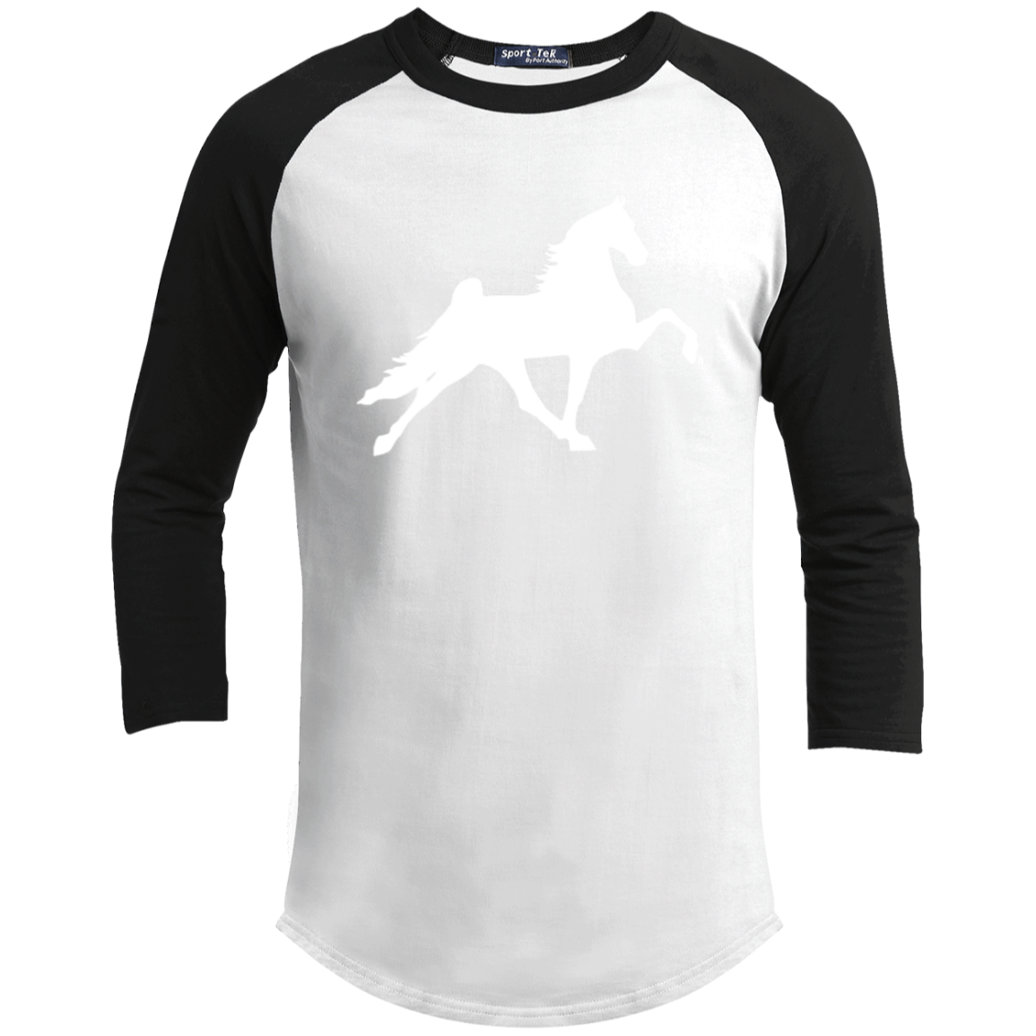 TWH PERFORMANCE STYLE 2 (WHITE) CLOSEOUT - YT200 Youth 3/4 Raglan Sleeve Shirt