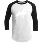 TWH PERFORMANCE STYLE 2 (WHITE) CLOSEOUT - YT200 Youth 3/4 Raglan Sleeve Shirt