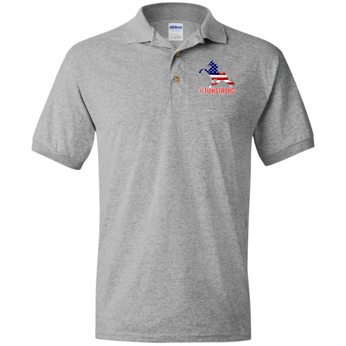 TWH STRONG PERFORMANCE WALK AMERICAN G880 Jersey Polo Shirt