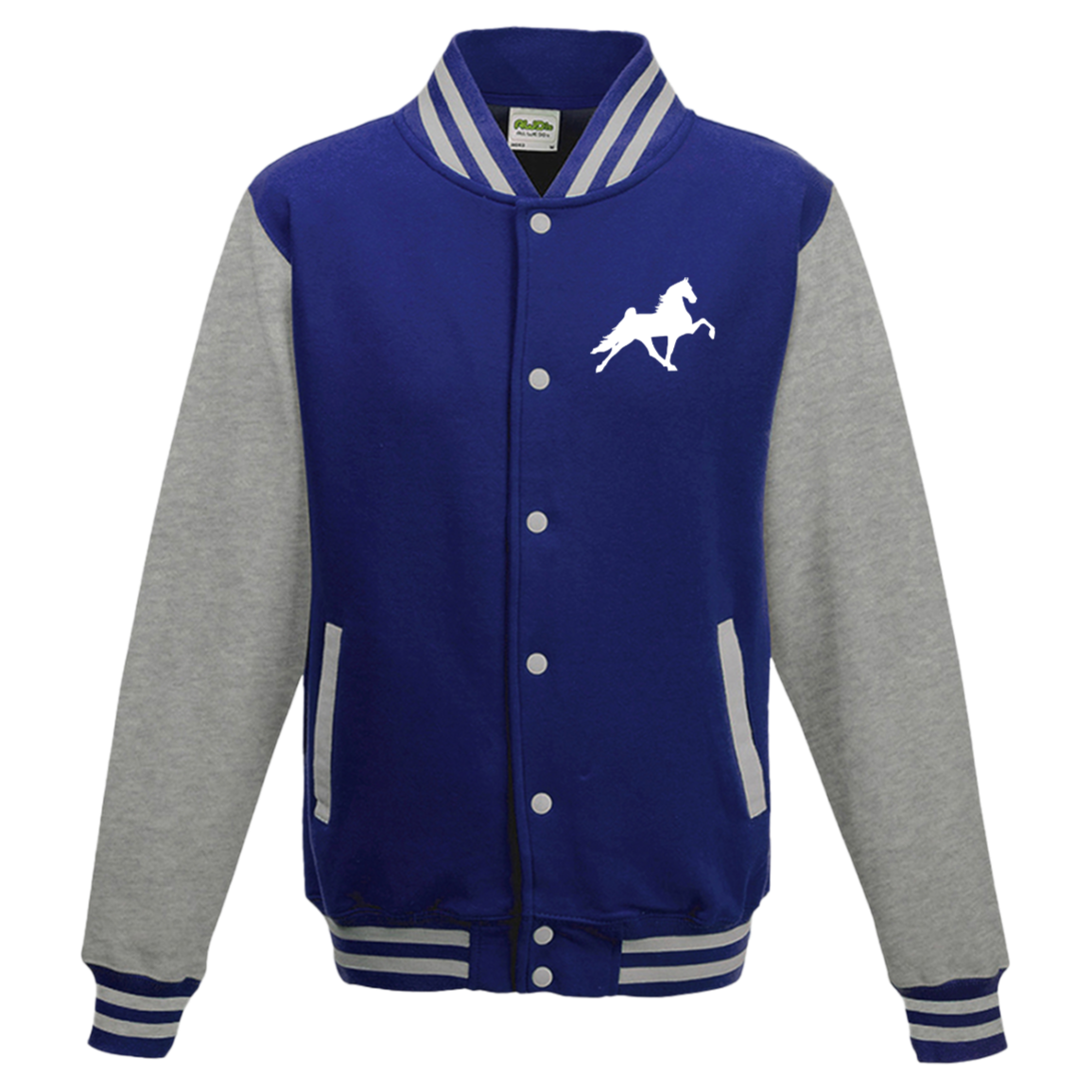 TWH PERFORMANCE STYLE 2 (WHITE) JHA043 AWDis Mens Letterman Jacket