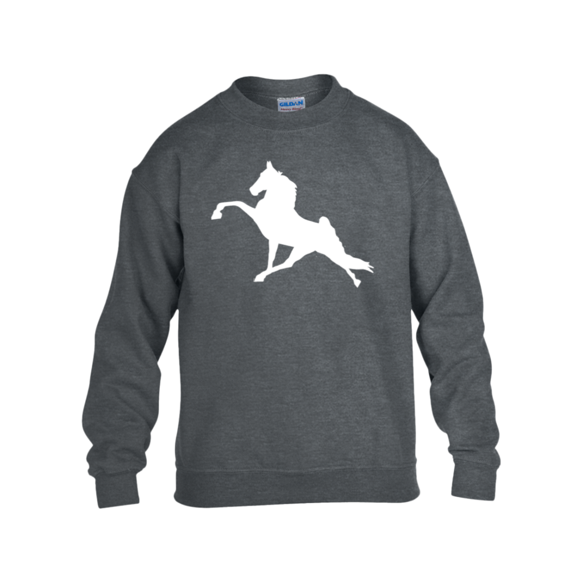 TWH PERFORMANCE (WHITE) G180B Gildan Kids Heavy Blend Fleece Crew